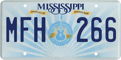 MS license plate MFH266