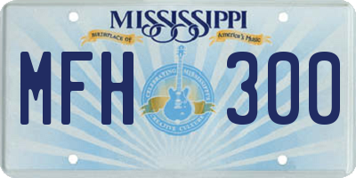 MS license plate MFH300
