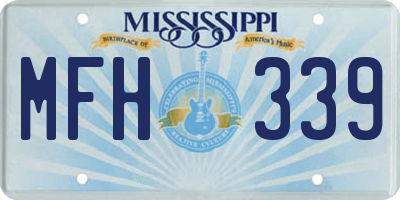 MS license plate MFH339