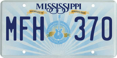 MS license plate MFH370