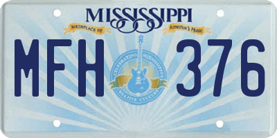 MS license plate MFH376
