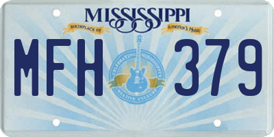 MS license plate MFH379