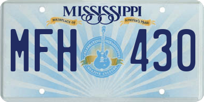 MS license plate MFH430
