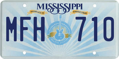 MS license plate MFH710