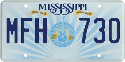 MS license plate MFH730