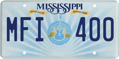MS license plate MFI400