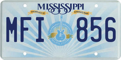 MS license plate MFI856
