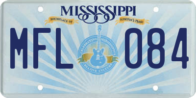 MS license plate MFL084