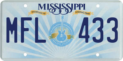 MS license plate MFL433
