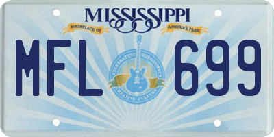 MS license plate MFL699