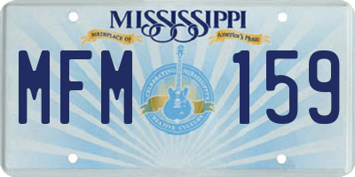 MS license plate MFM159