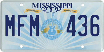 MS license plate MFM436