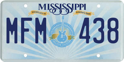 MS license plate MFM438