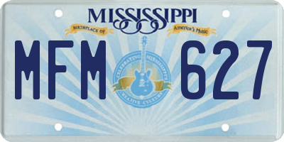MS license plate MFM627