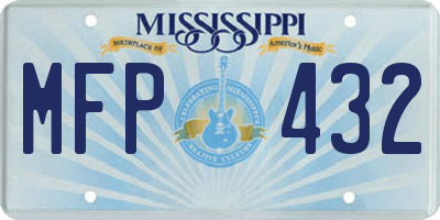 MS license plate MFP432