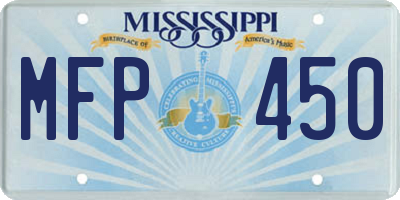 MS license plate MFP450