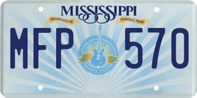 MS license plate MFP570