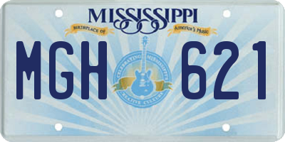 MS license plate MGH621