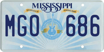 MS license plate MGO686