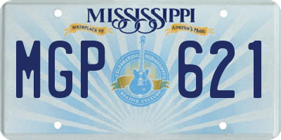 MS license plate MGP621
