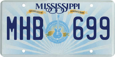 MS license plate MHB699