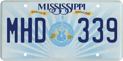 MS license plate MHD339