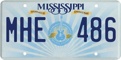 MS license plate MHE486