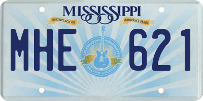 MS license plate MHE621