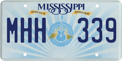 MS license plate MHH339