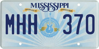 MS license plate MHH370