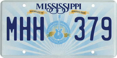 MS license plate MHH379