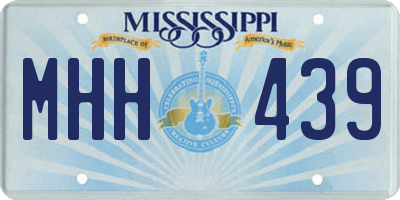 MS license plate MHH439