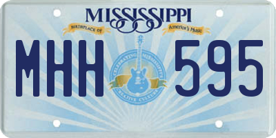 MS license plate MHH595