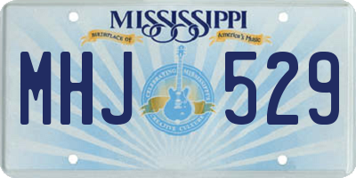 MS license plate MHJ529