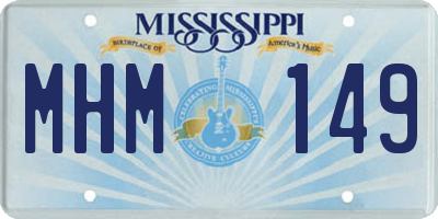 MS license plate MHM149
