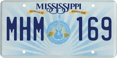 MS license plate MHM169