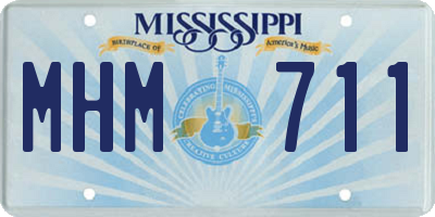 MS license plate MHM711
