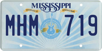 MS license plate MHM719