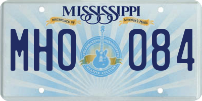 MS license plate MHO084