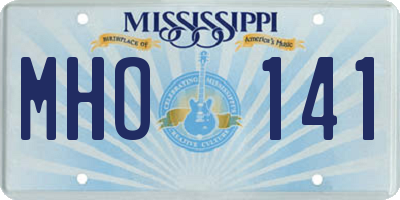 MS license plate MHO141