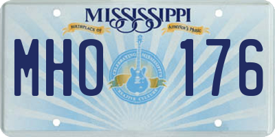MS license plate MHO176