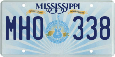 MS license plate MHO338