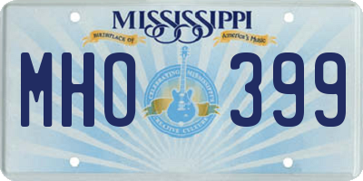 MS license plate MHO399