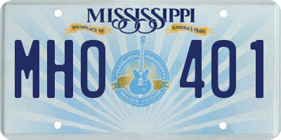 MS license plate MHO401