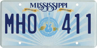 MS license plate MHO411
