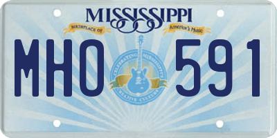 MS license plate MHO591