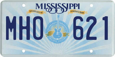 MS license plate MHO621
