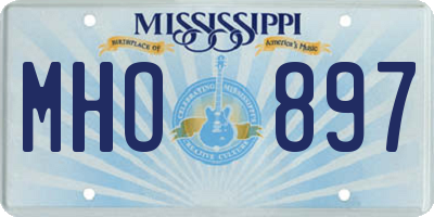 MS license plate MHO897