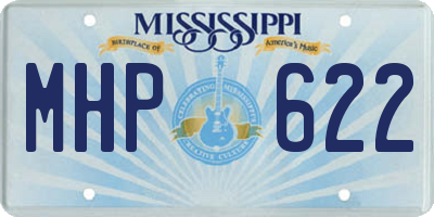 MS license plate MHP622