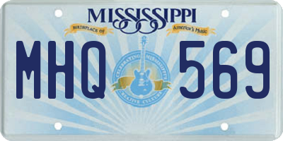 MS license plate MHQ569